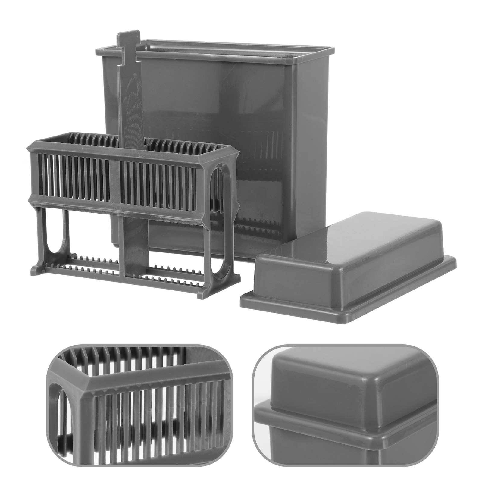 Medical Laboratory Technology - 1Set Plastic Microscope Slides Staining Rack