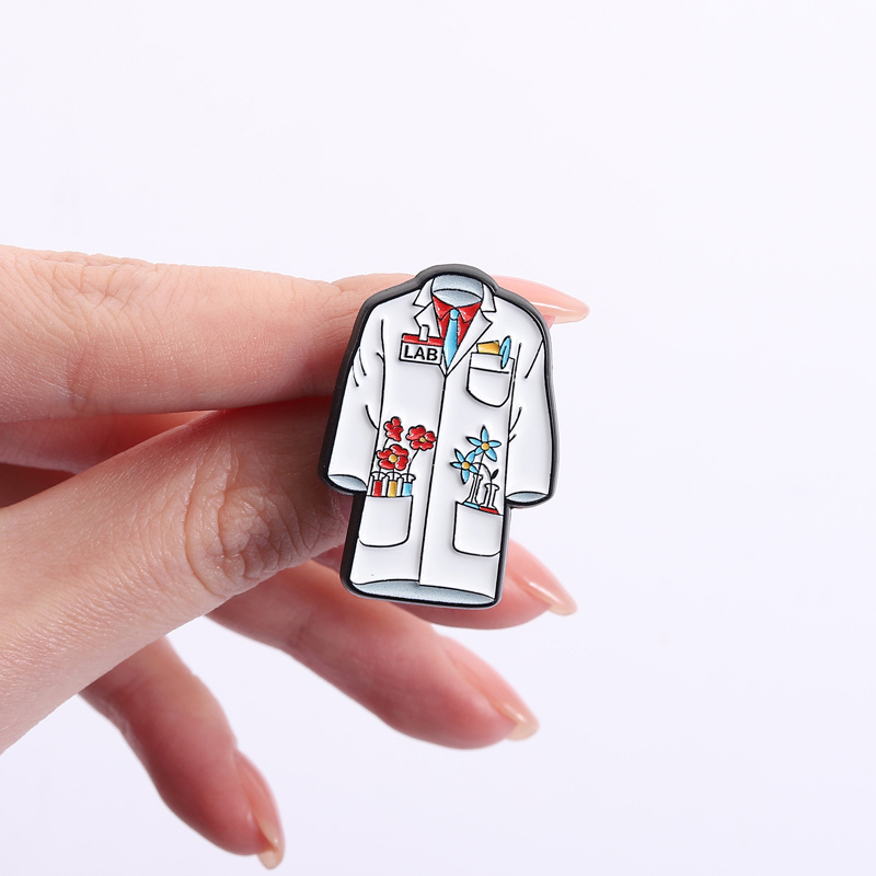 Floral Doctor Nurse Coat Ename - Medical Lab Scientist のレビューと価格