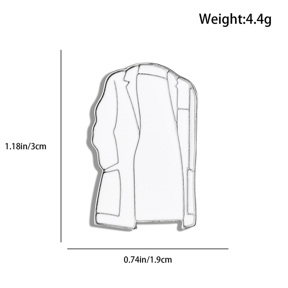 Hanreshe White Coat Enamel Bro - Medical Lab Scientist のレビューと価格