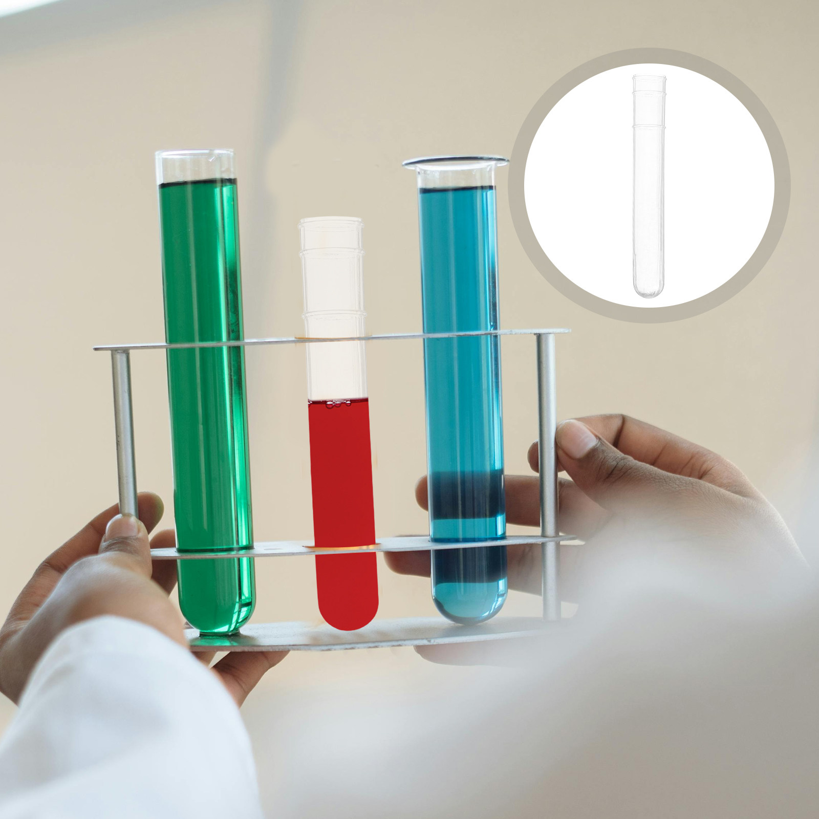 100Pcs Clear Plastic Test Tube - Blood Collection Tube のレビューと価格