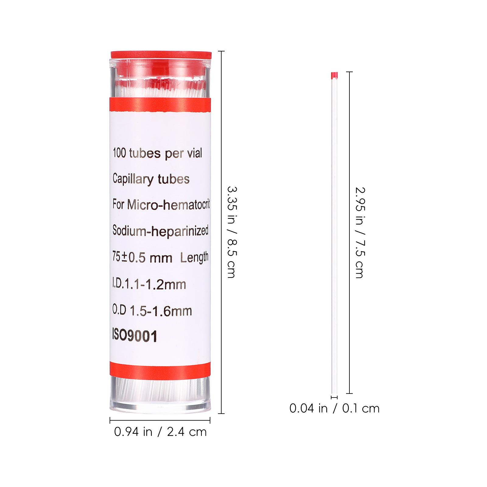 75mm Glass Capillary Tube Hema - Blood Collection Tube のレビューと価格