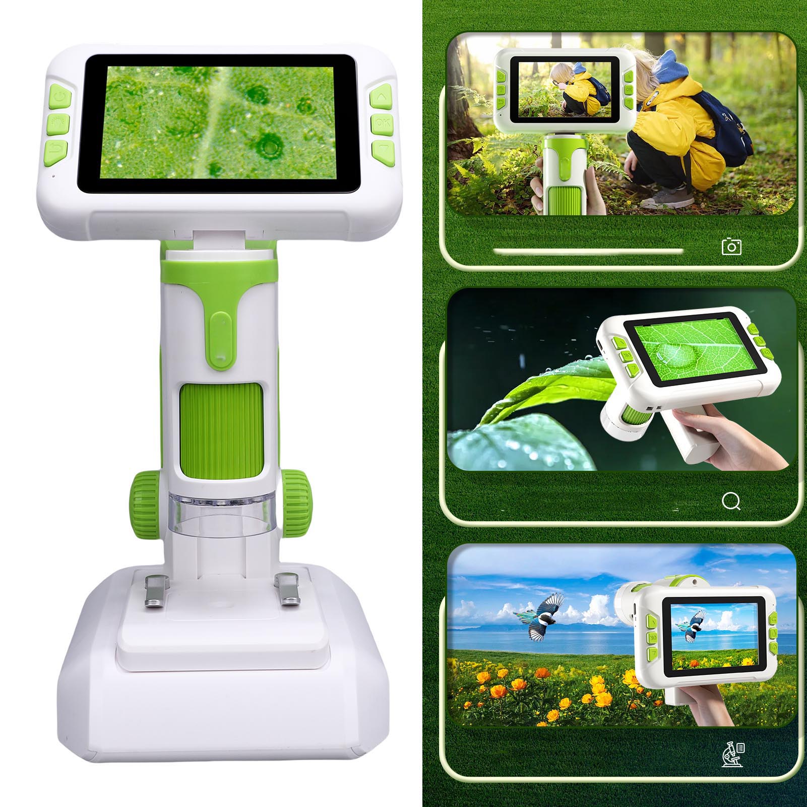Kids Microscope 1600X 4 Inch L - Medical Lab Microscope のレビューと価格