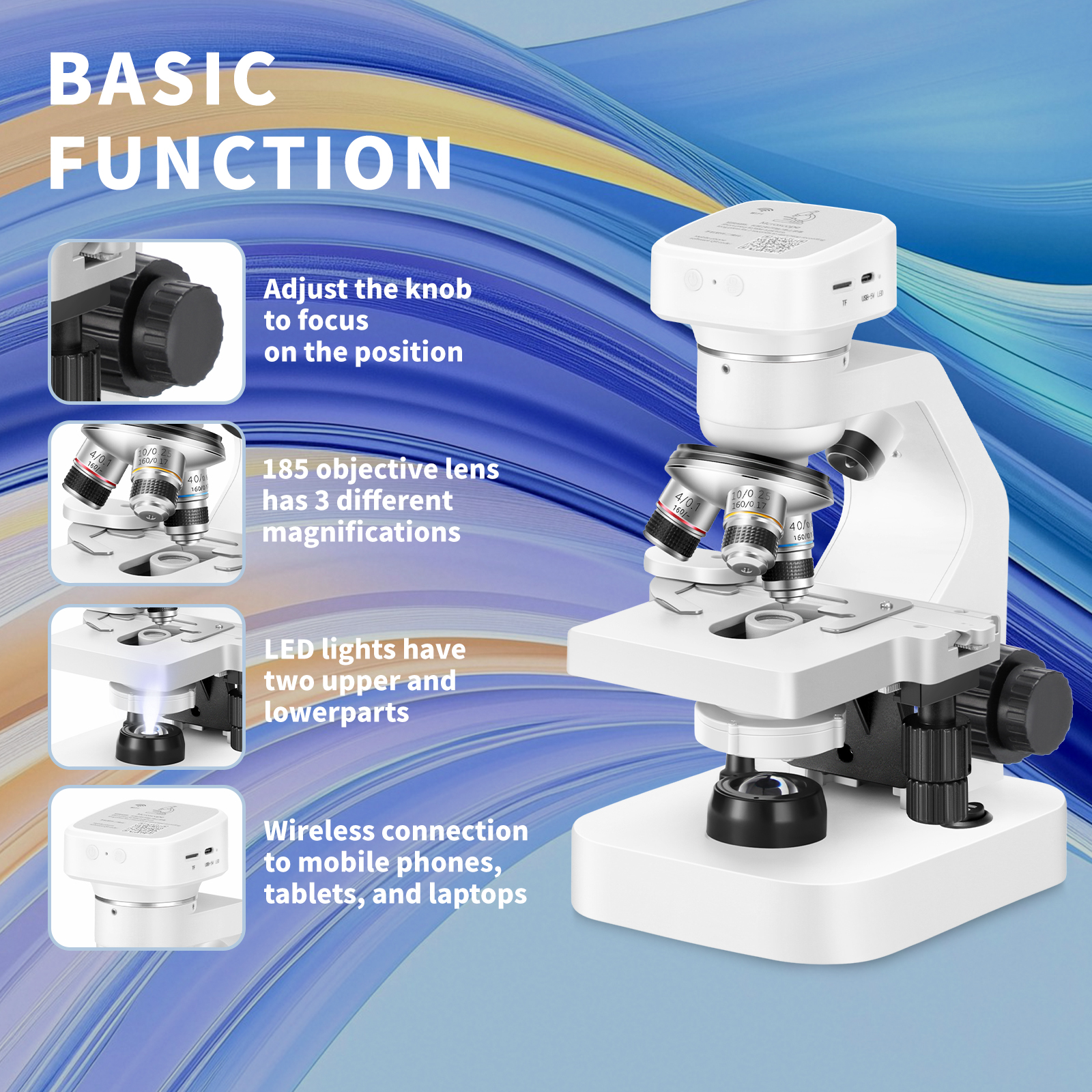 High definition, high magnific - Medical Lab Microscope のレビューと価格