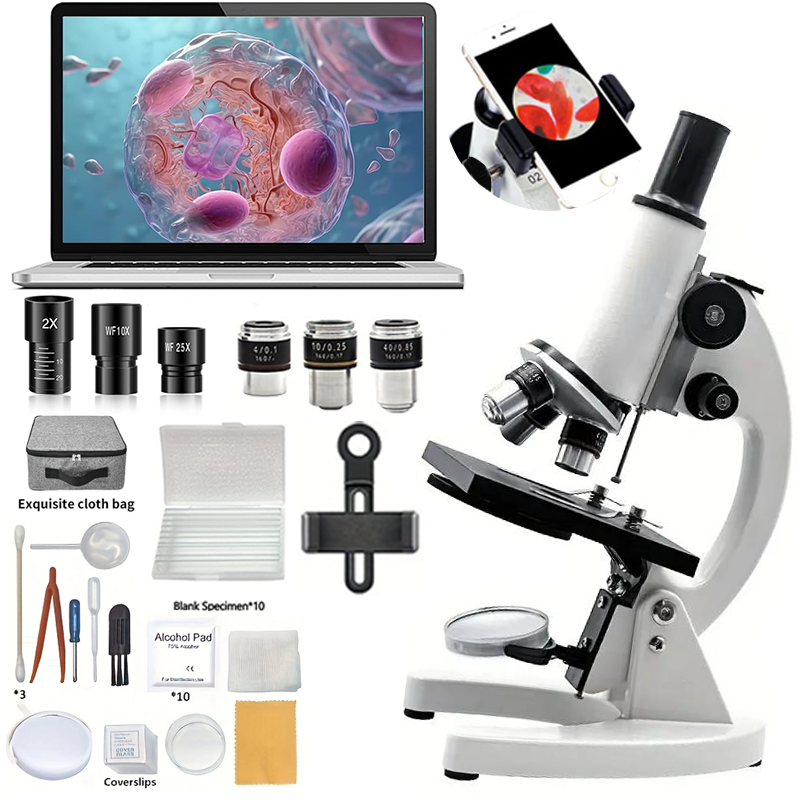 Monocular Optical Microscope 4 - Medical Lab Microscope のレビューと価格